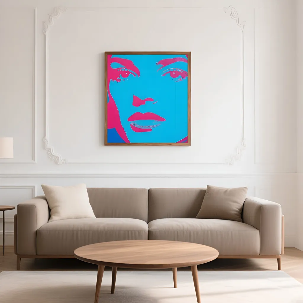 PixuPrint Blue Muse 1x1