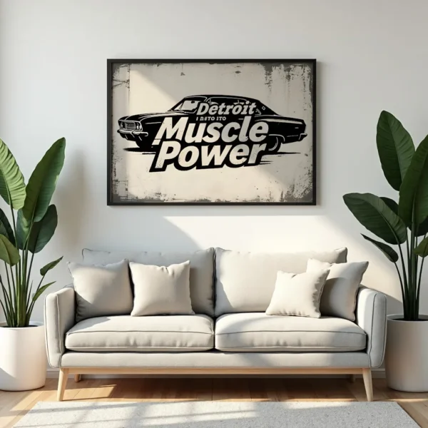 PixuPrint Detroit Muscle