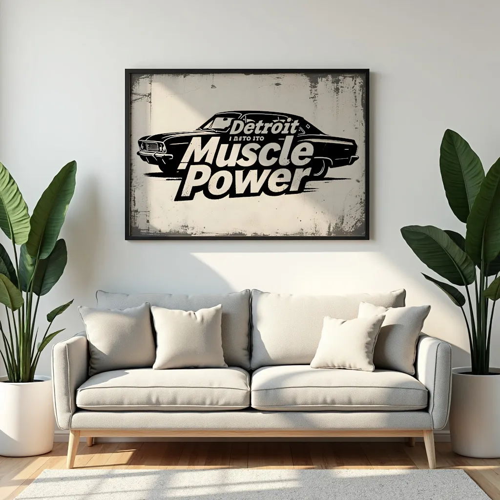 PixuPrint Detroit Muscle