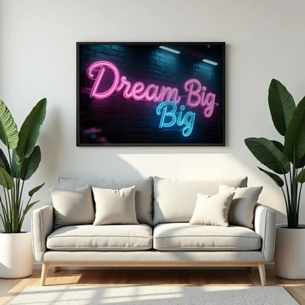 PixuPrint Dream Big Neon