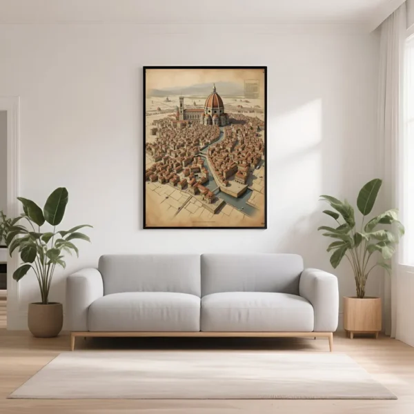 PixuPrint Florence Architectural Fantasy Map