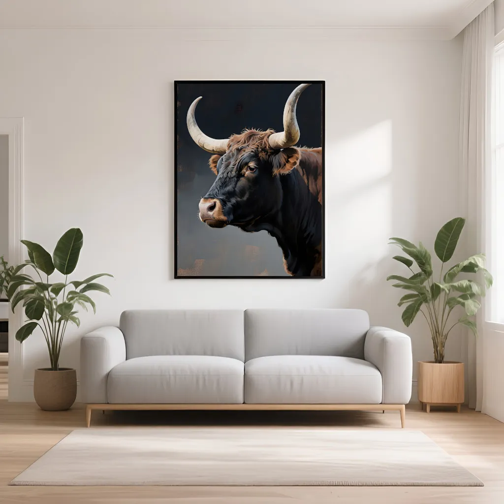 PixuPrint Longhorn Portrait