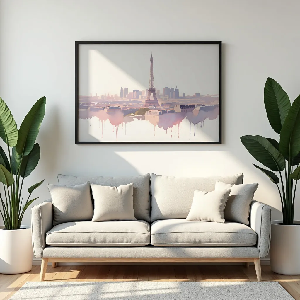PixuPrint Paris Pastel View