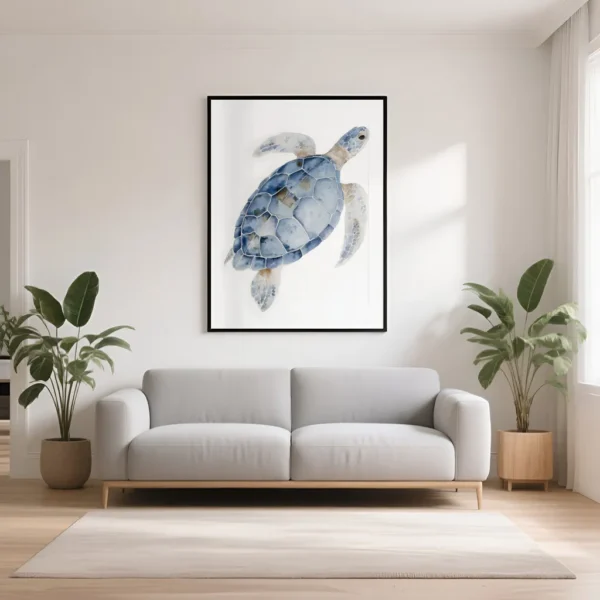 PixuPrint Sea Turtle Top View