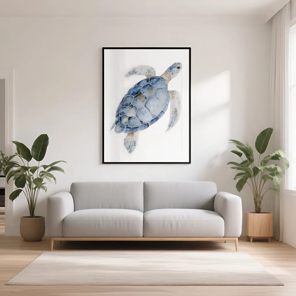 PixuPrint Sea Turtle Top View
