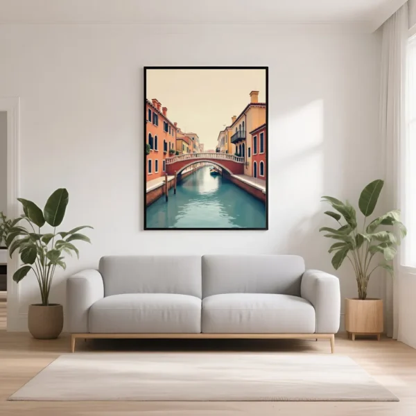 PixuPrint Venice Canal Wall Art