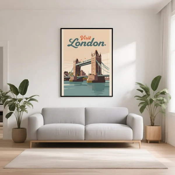PixuPrint Visit London Retro