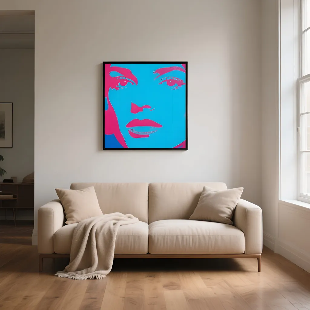 PixuPrint Blue Muse 1x1