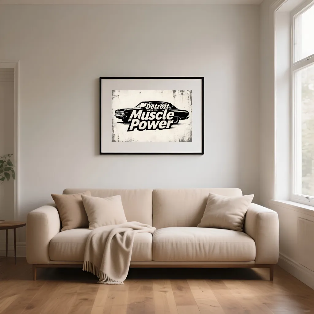 PixuPrint Detroit Muscle