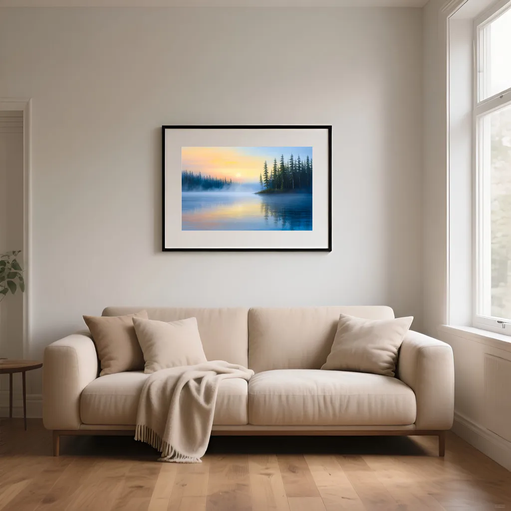 PixuPrint Island in the Dawn