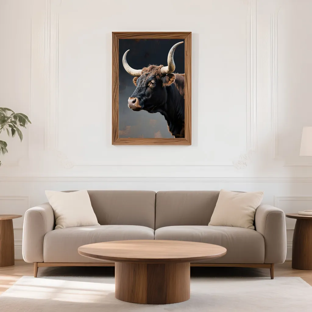 PixuPrint Longhorn Portrait