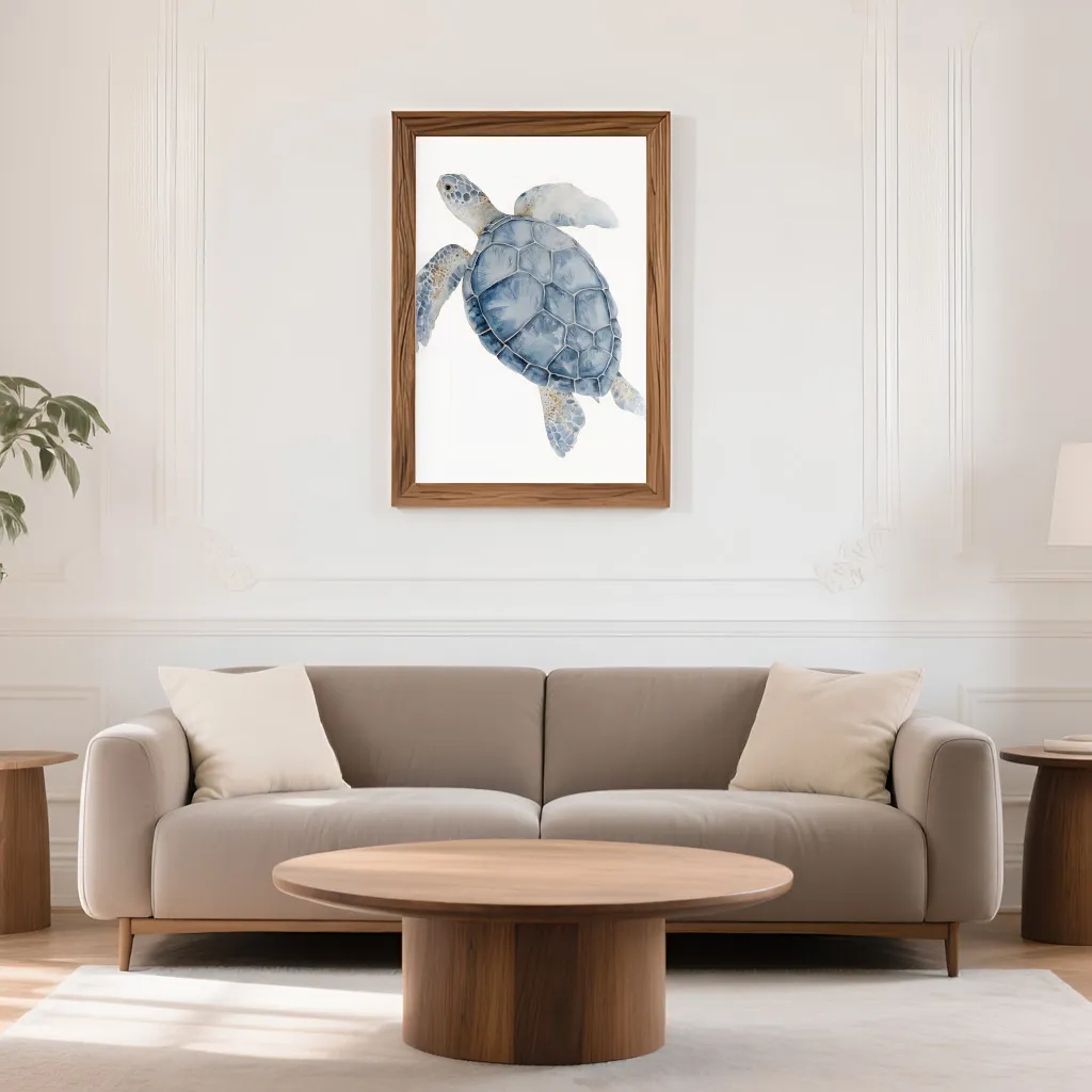 PixuPrint Sea Turtle Top View Alt