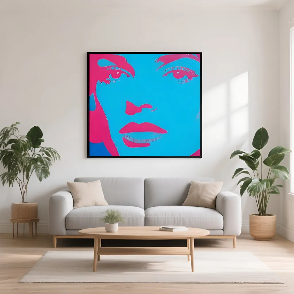 PixuPrint Blue Muse 1x1