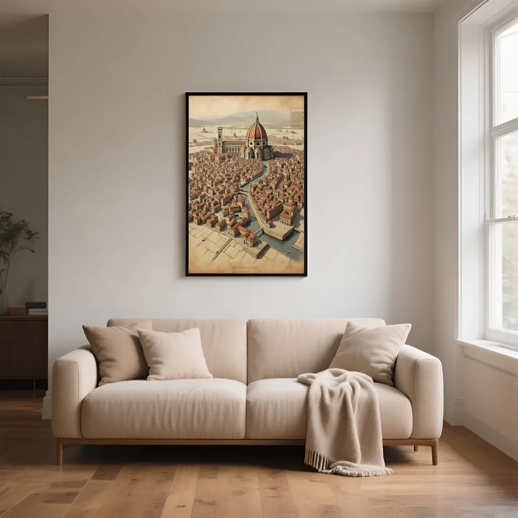 PixuPrint Florence Architectural Fantasy Map