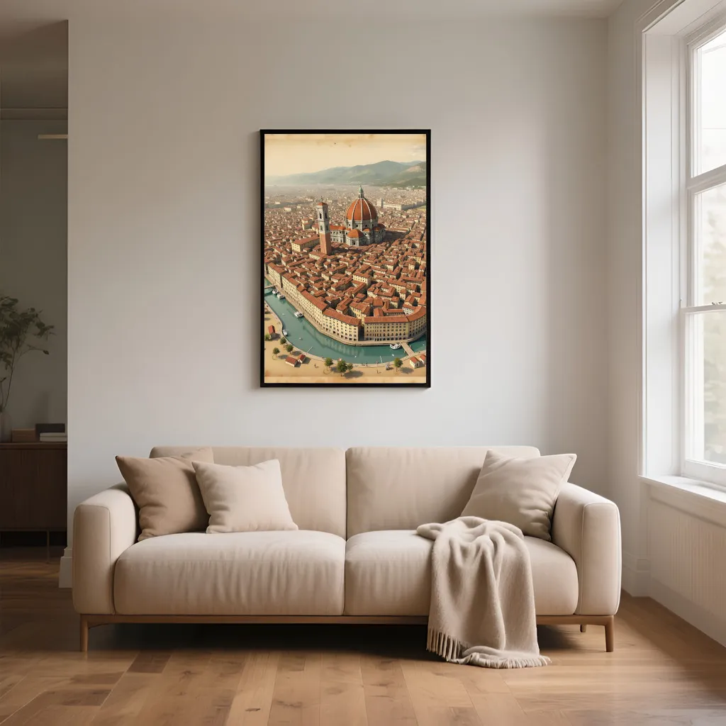 PixuPrint Florence Renaissance City Print