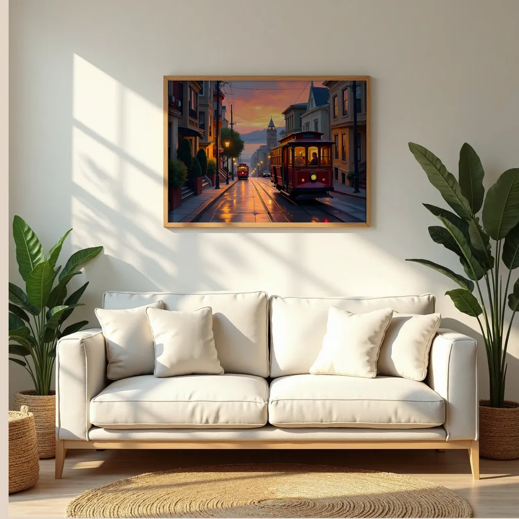 PixuPrint Last Tram at Sunset