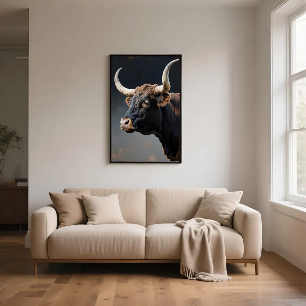 PixuPrint Longhorn Portrait