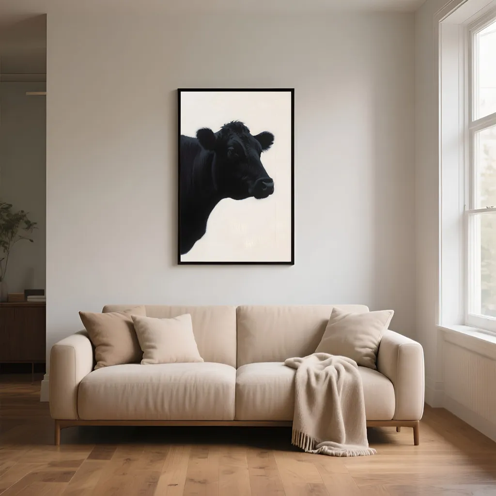 PixuPrint Midnight Cow