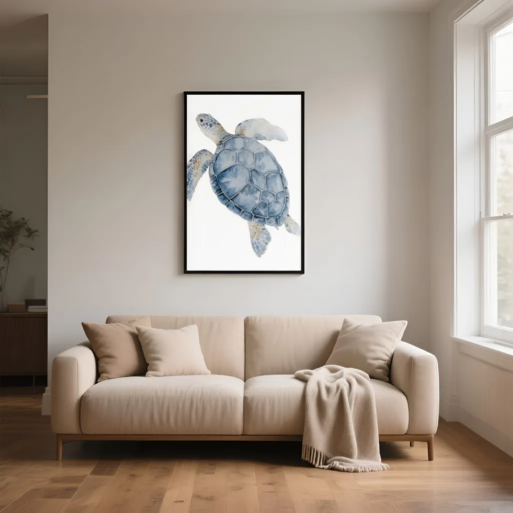 PixuPrint Sea Turtle Top View Alt