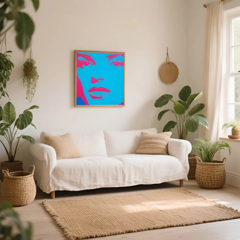 PixuPrint Blue Muse 1x1