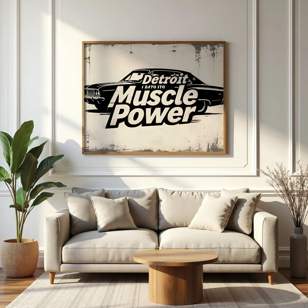 PixuPrint Detroit Muscle