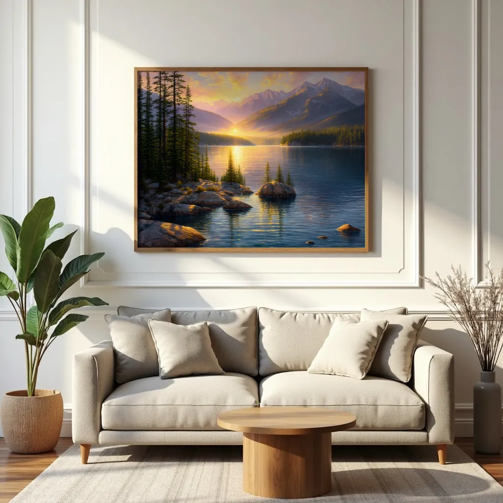 PixuPrint First Light on the Lake
