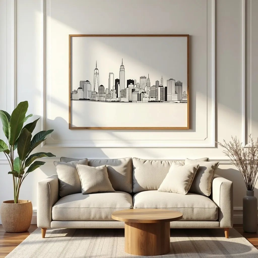 PixuPrint Manhattan Line Art