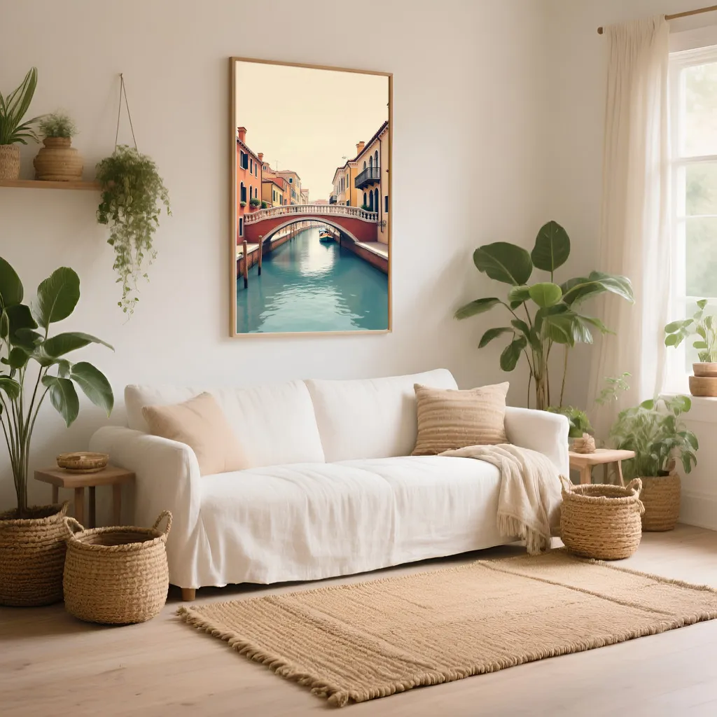 PixuPrint Venice Canal Wall Art