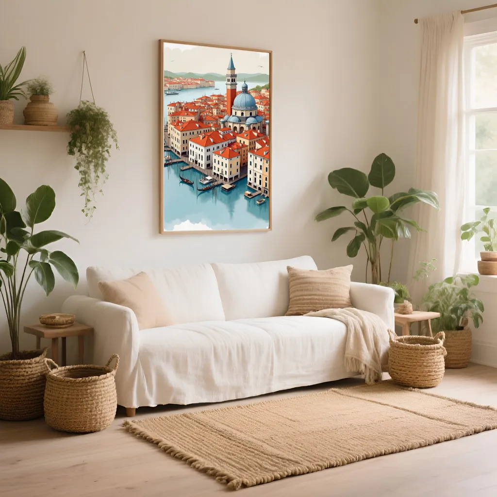 PixuPrint Venice Watercolor City Print