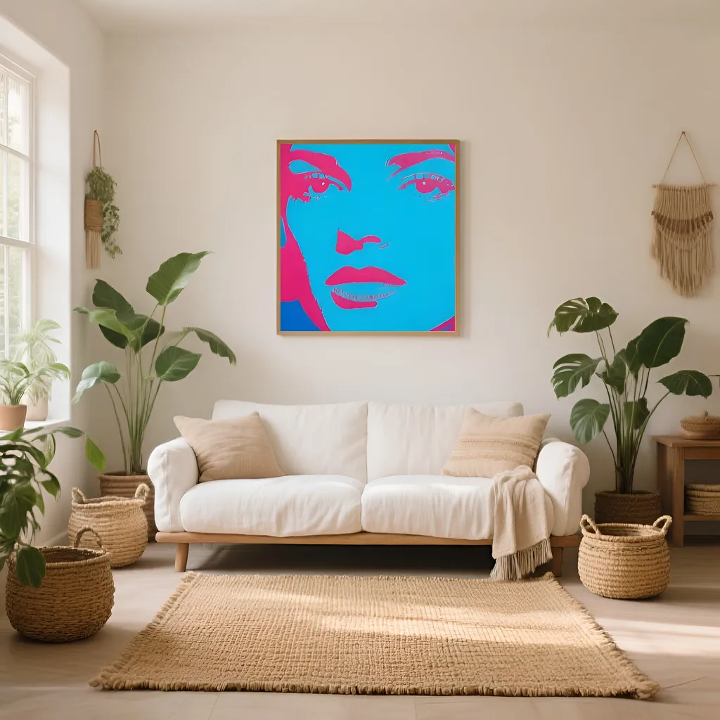 PixuPrint Blue Muse 1x1