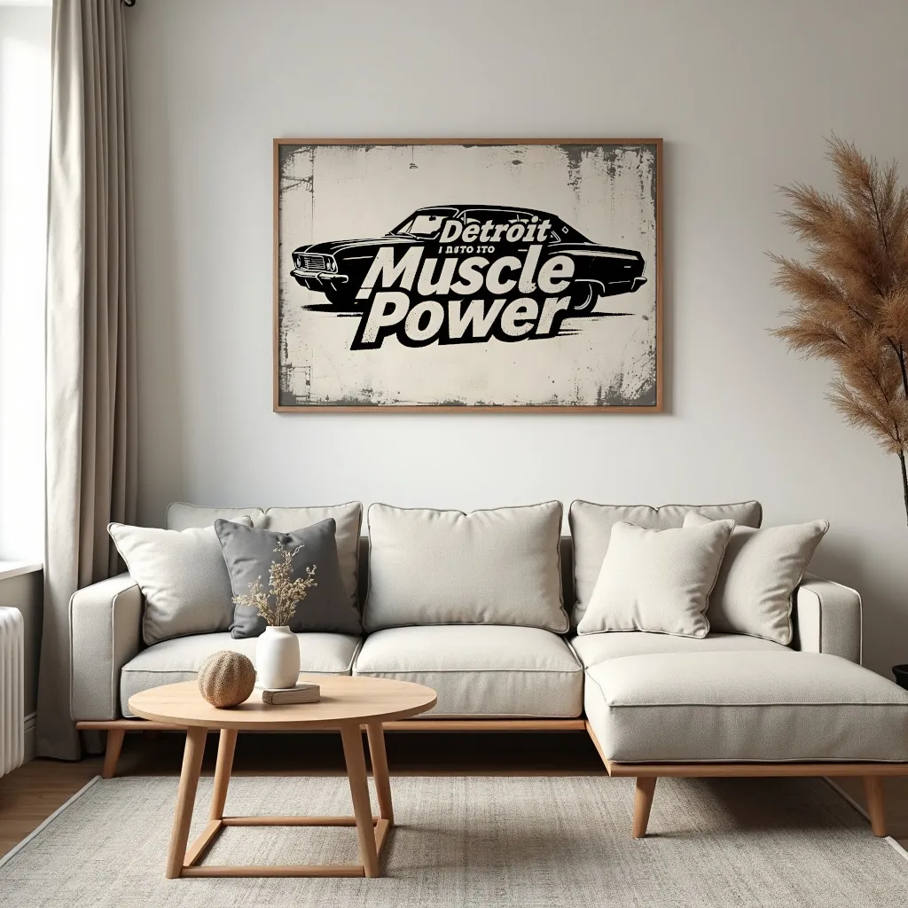 PixuPrint Detroit Muscle