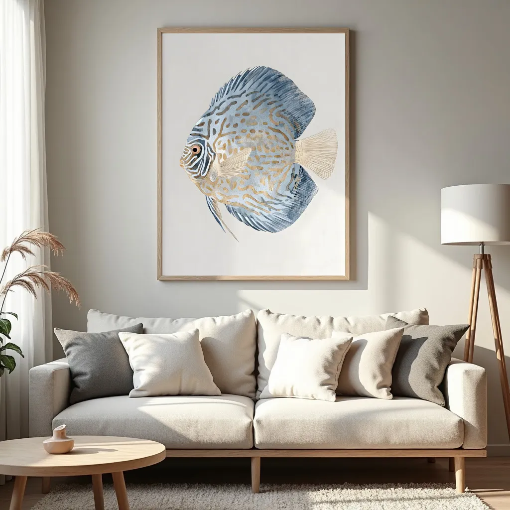 PixuPrint Discus Marine Variation E Marine