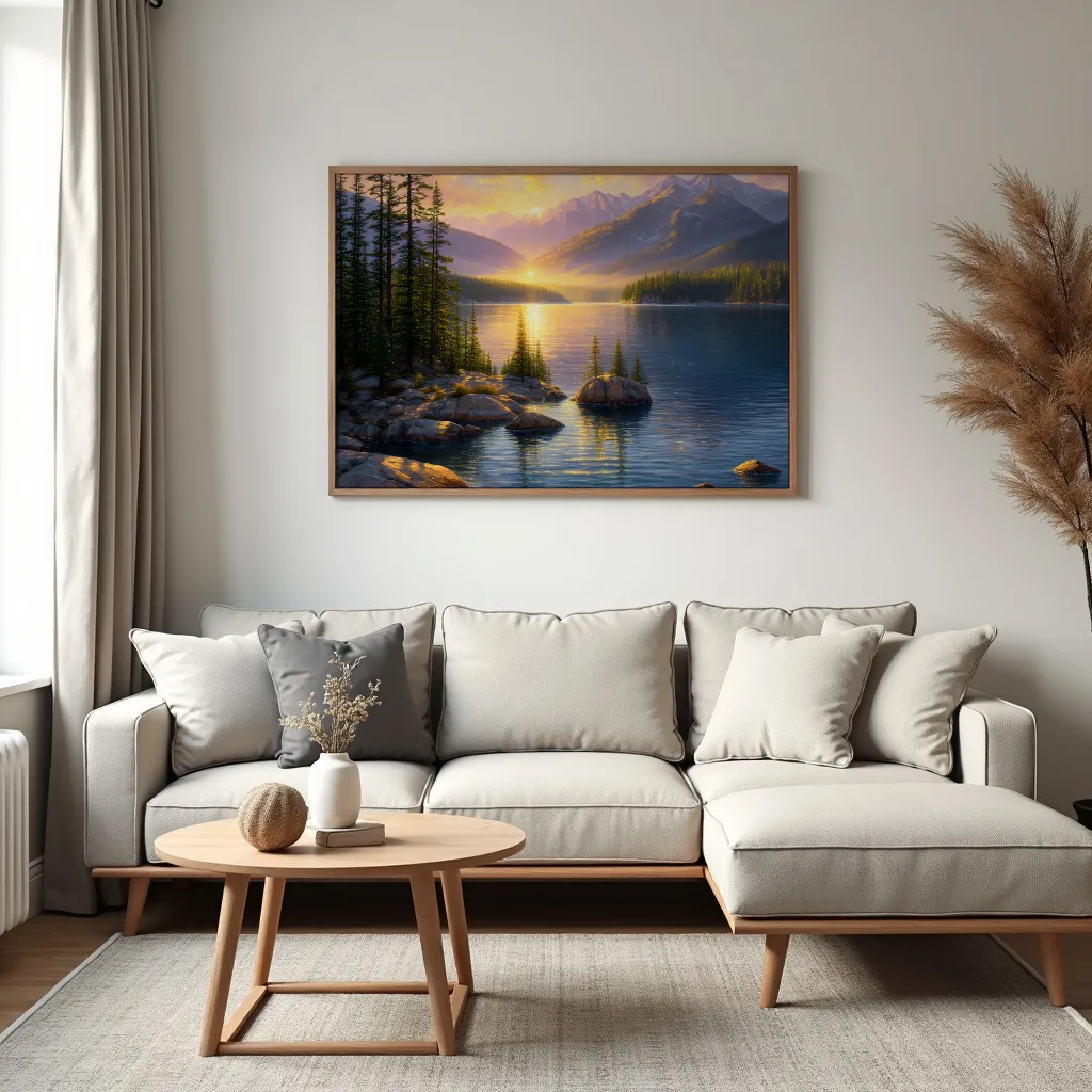 PixuPrint First Light on the Lake