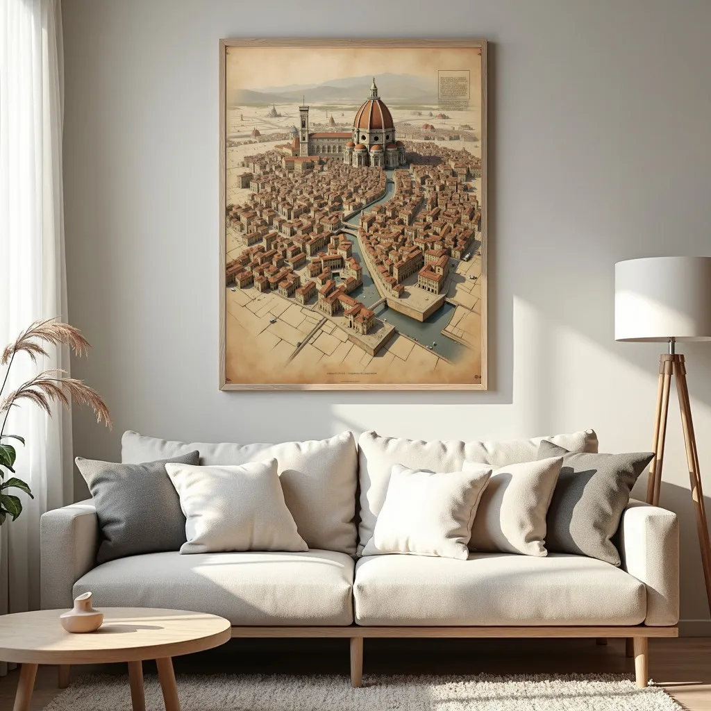 PixuPrint Florence Architectural Fantasy Map