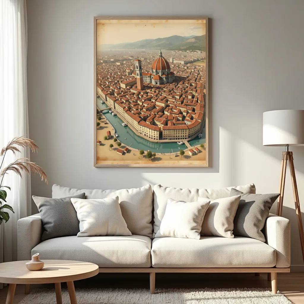 PixuPrint Florence Renaissance City Print
