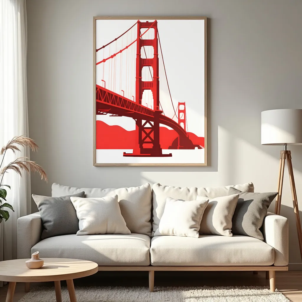 PixuPrint Golden Gate Pop