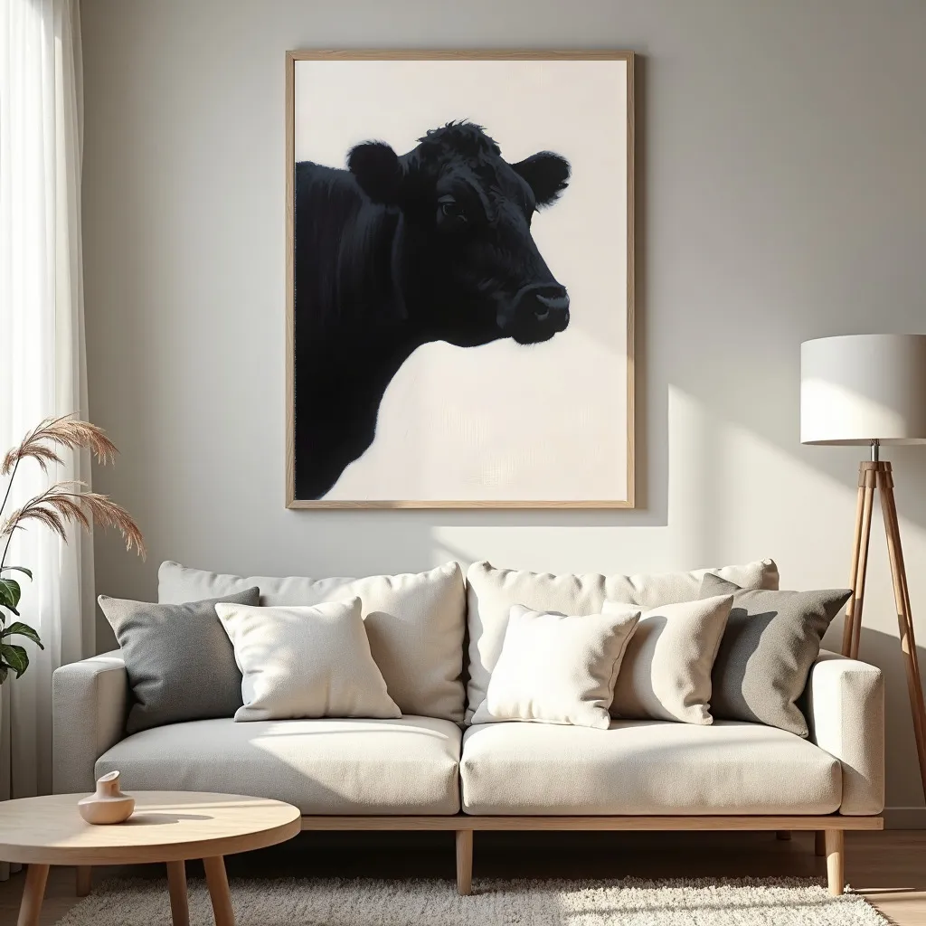 PixuPrint Midnight Cow