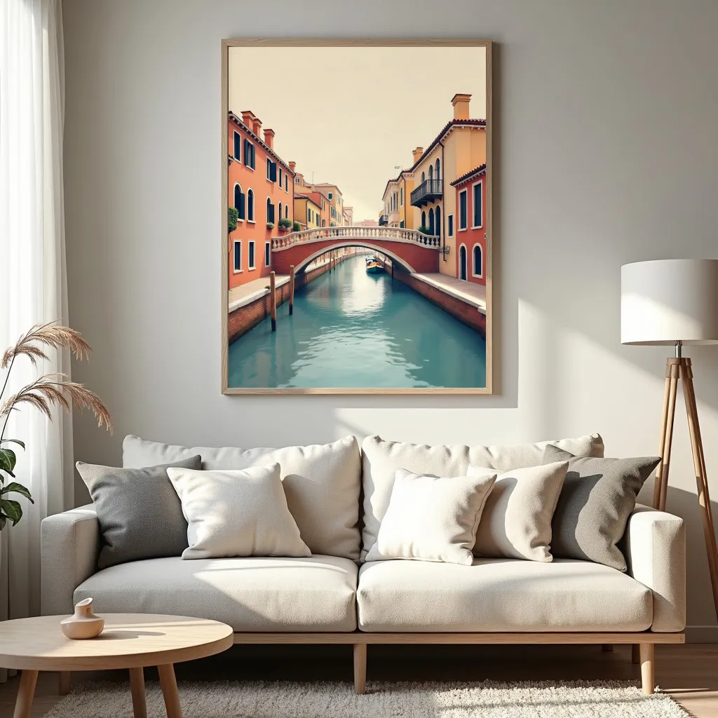 PixuPrint Venice Canal Wall Art