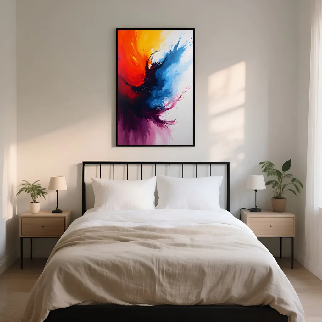 PixuPrint Abstract colorful explosion artwork