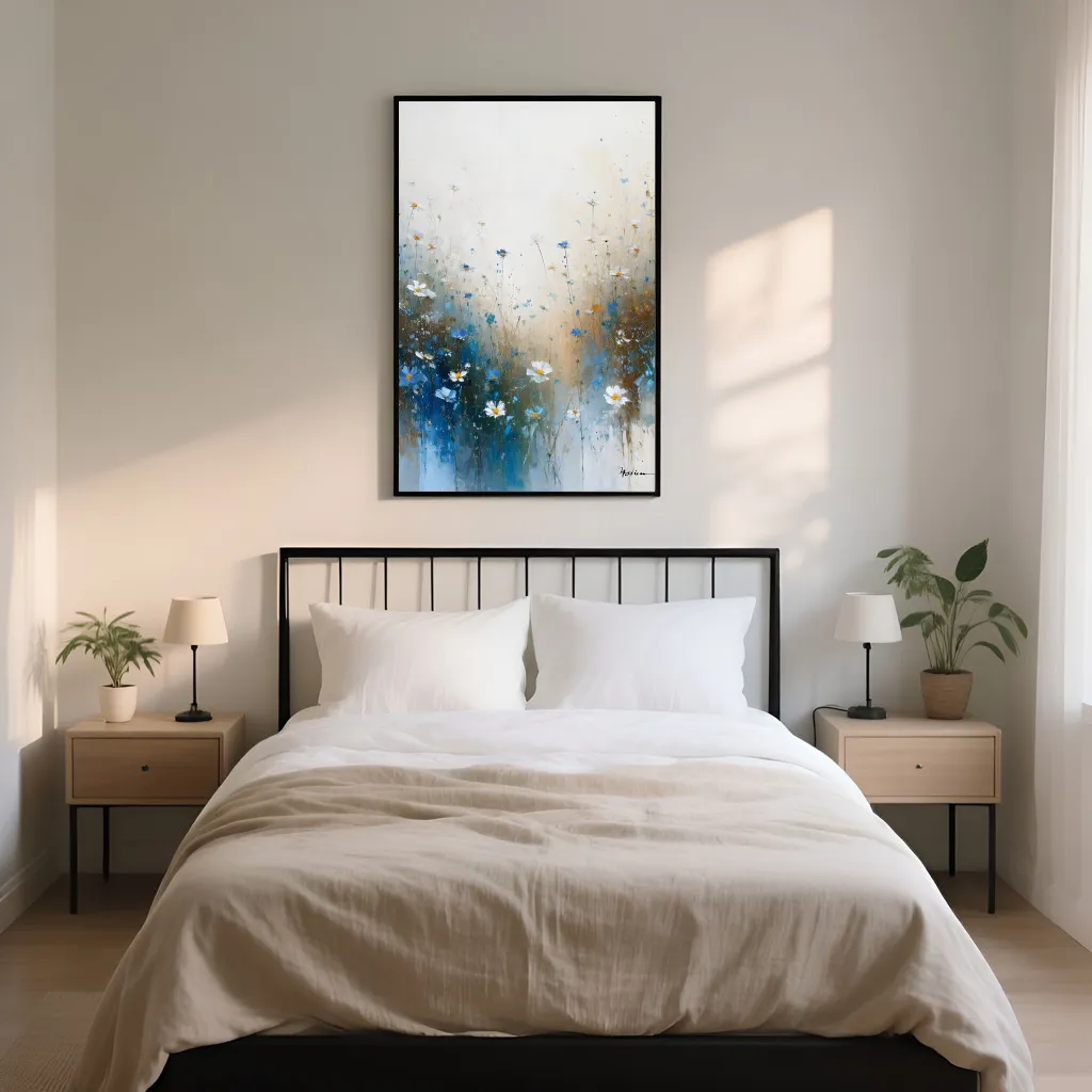 PixuPrint Painting Abstract Floral Mossieu