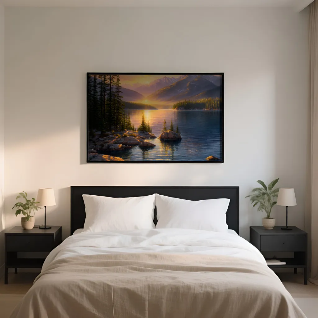 PixuPrint First Light on the Lake
