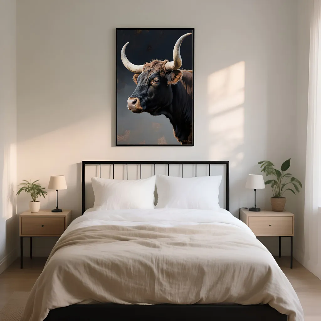 PixuPrint Longhorn Portrait