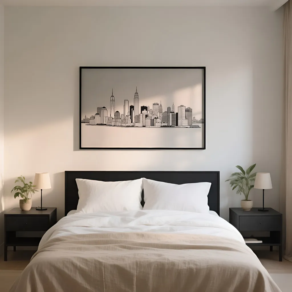 PixuPrint Manhattan Line Art