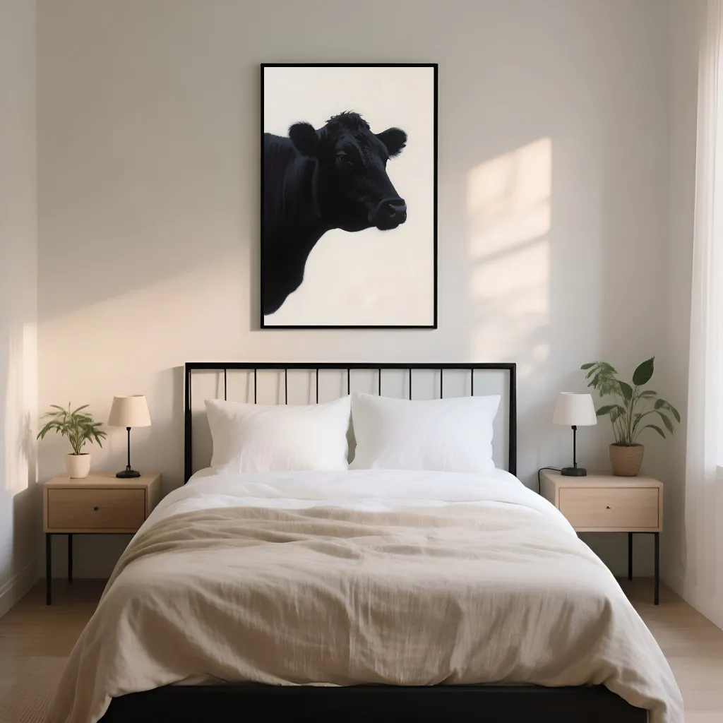 PixuPrint Midnight Cow