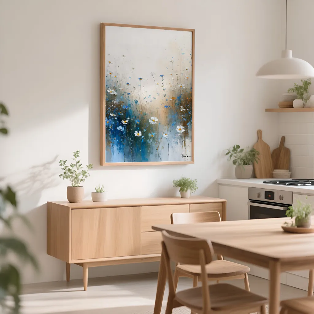 PixuPrint Painting Abstract Floral Mossieu