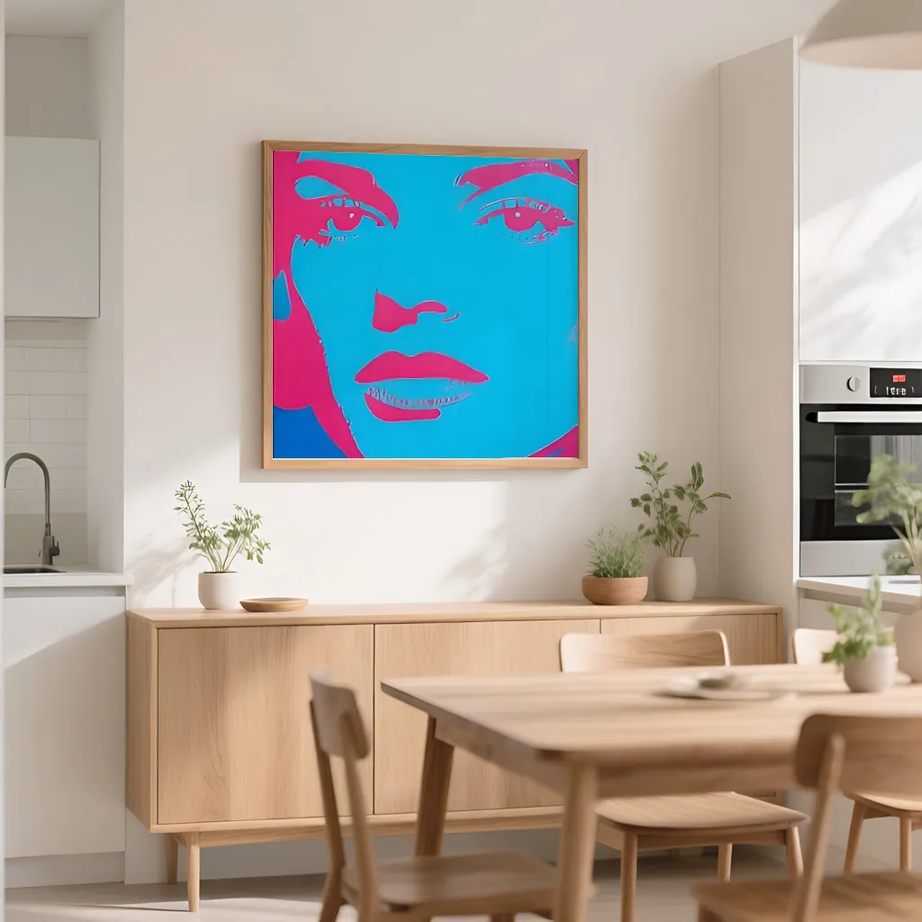 PixuPrint Blue Muse 1x1