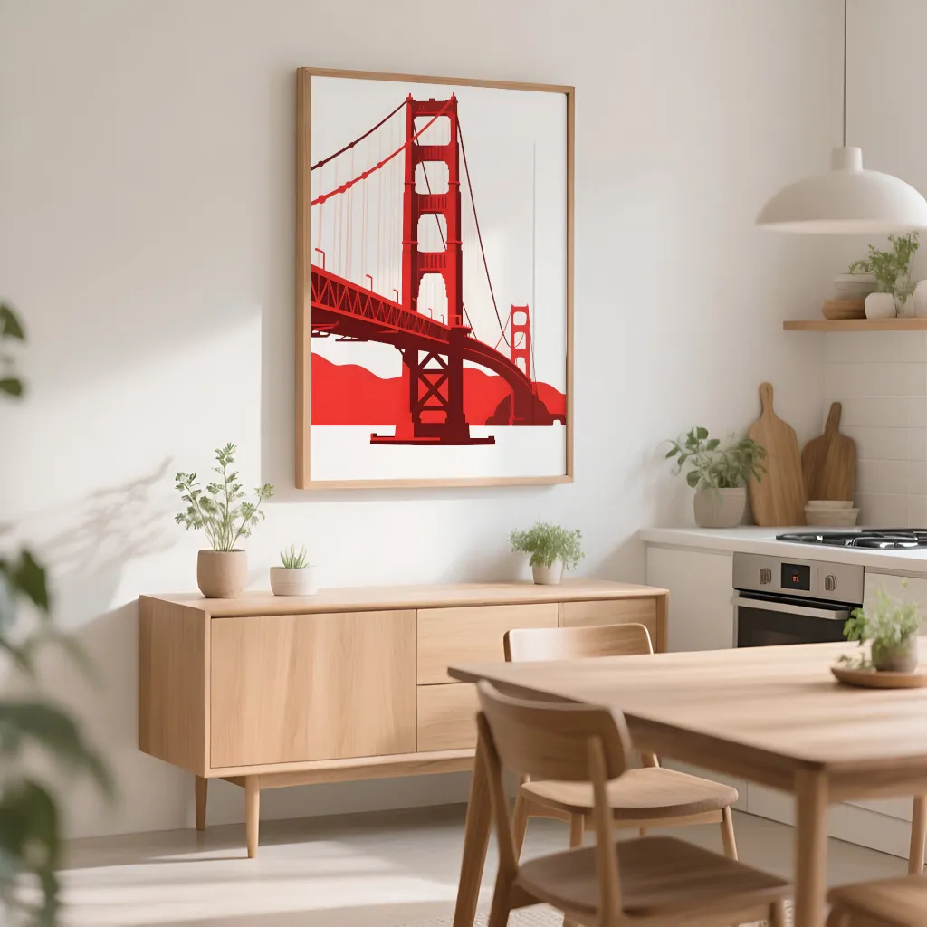 PixuPrint Golden Gate Pop