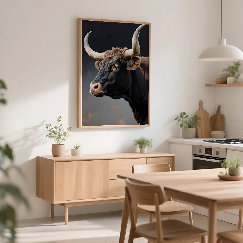 PixuPrint Longhorn Portrait