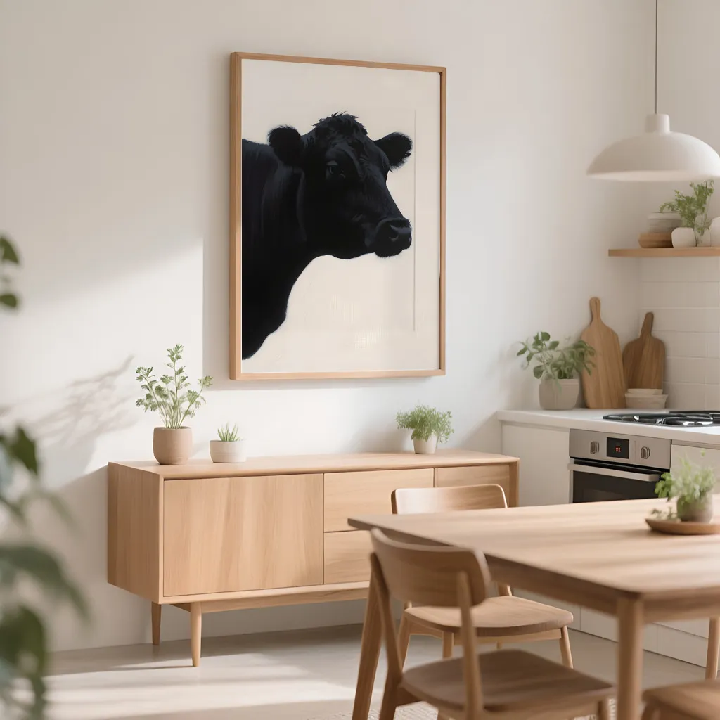 PixuPrint Midnight Cow