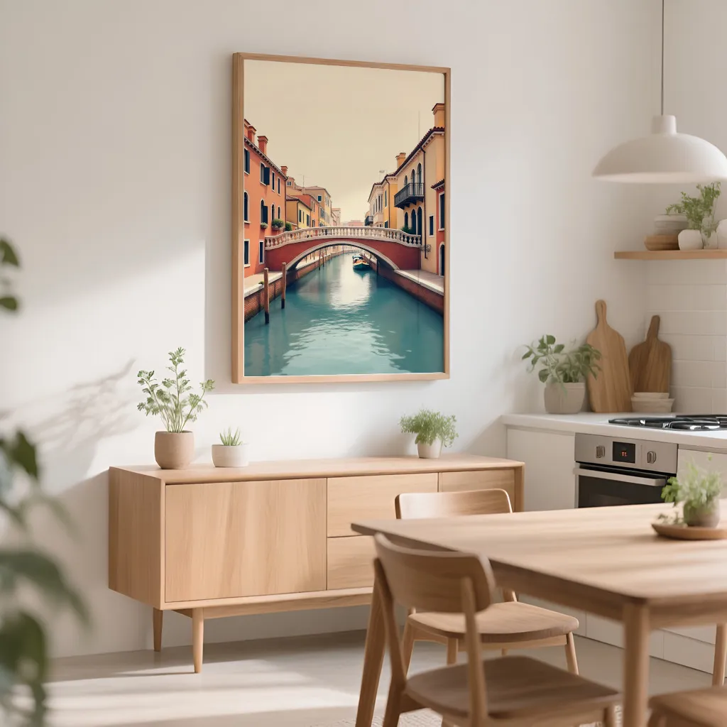 PixuPrint Venice Canal Wall Art